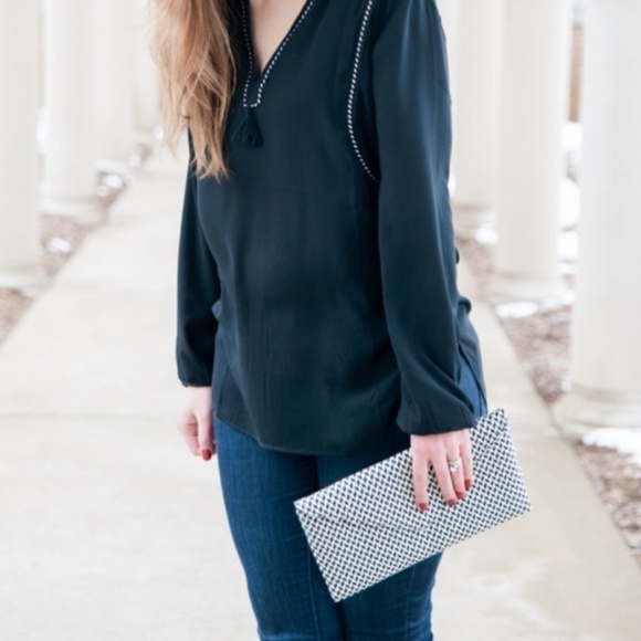 J. CREW Raffia envelope clutch‎ - Picture 1 of 3